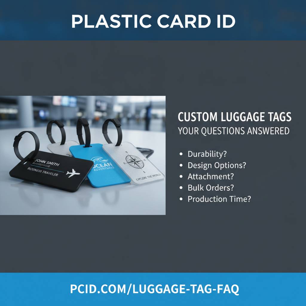 Frequently Asked Questions About Custom Luggage Tag Printing