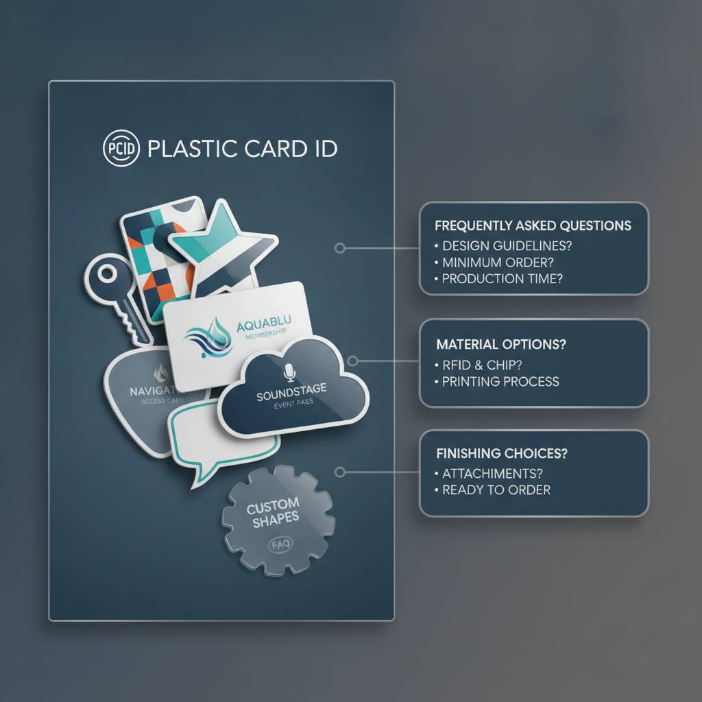Frequently Asked Questions About Our Custom-Shaped Plastic Cards