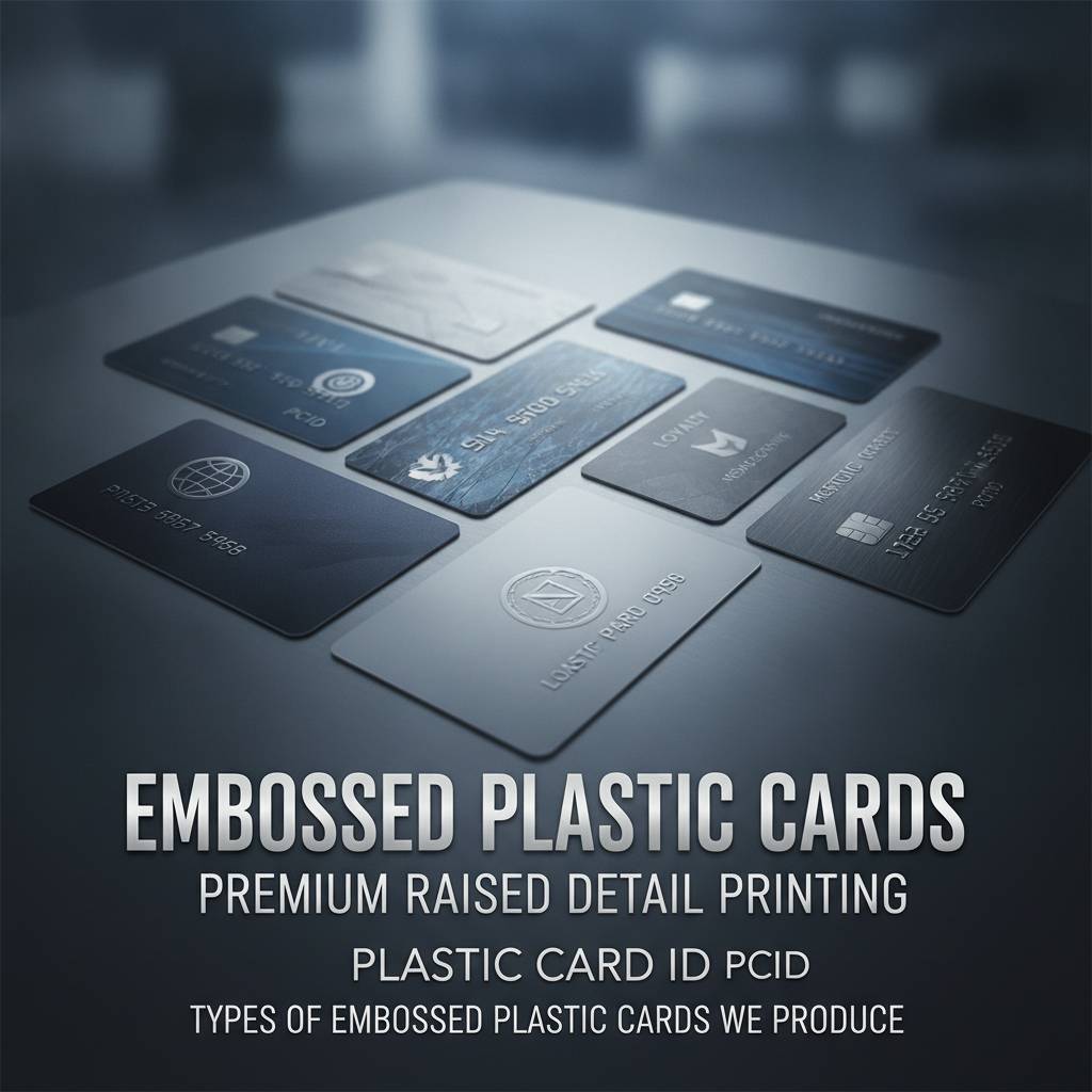 Types of Embossed Plastic Cards We Produce