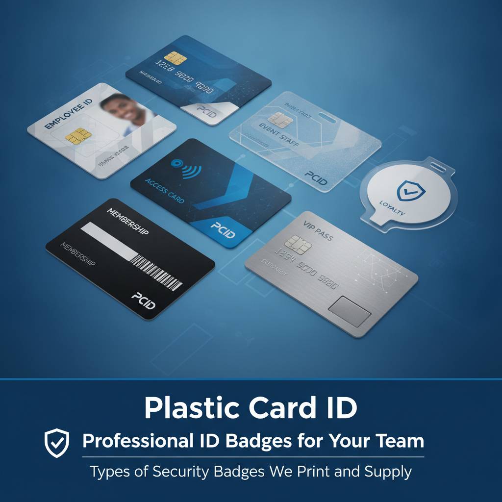 Types of Security Badges We Print and Supply